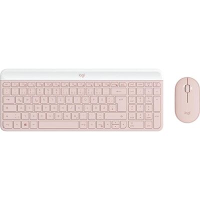 Logitech MK470 (DE, Kabellos), Tastatur, Rosa Logitech MK470 (DE, Kabellos), Tastatur, Rosa