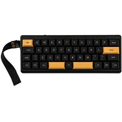Epomaker Klawiatura mechaniczna TH40 Wisteria Linear Switch czarno-złoty/black-gold (US, Kabelgebunden, Kabellos), Tastatur, Schwarz, Gold Epomaker Klawiatura mechaniczna TH40 Wisteria Linear Switch czarno-złoty/black-gold (US, Kabelgebunden, Kabellos), Tastatur, Schwarz, Gold