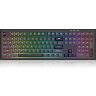 Redragon K518-RGB-GB Crux (US, Kabelgebunden), Tastatur, Schwarz Redragon K518-RGB-GB Crux (US, Kabelgebunden), Tastatur, Schwarz