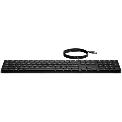 HP 320K-Tastatur für Desktop-PC, kabelgebunden (Eng. Int., Kabelgebunden), Tastatur, Schwarz HP 320K-Tastatur für Desktop-PC, kabelgebunden (Eng. Int., Kabelgebunden), Tastatur, Schwarz