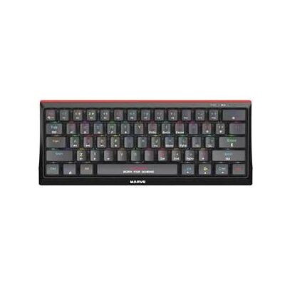 Marvo Hecate 61B (US) Schwarz / Mechanische Tastatur / RGB / USB / US-Layout (US, Kabelgebunden), Tastatur, Schwarz Marvo Hecate 61B (US) Schwarz / Mechanische Tastatur / RGB / USB / US-Layout (US, Kabelgebunden), Tastatur, Schwarz