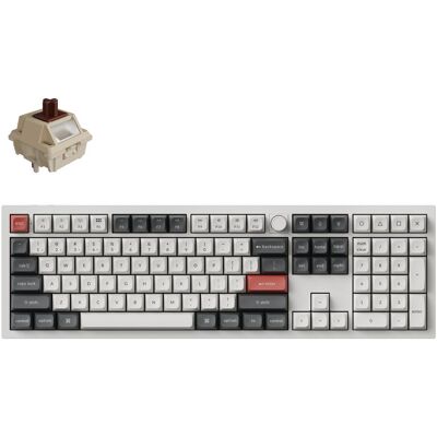 Keychron KEYBOARD WRL Q6 ULTRA/WHITE Q6U-P3 (US, Kabelgebunden, Kabellos), Tastatur, Weiss Keychron KEYBOARD WRL Q6 ULTRA/WHITE Q6U-P3 (US, Kabelgebunden, Kabellos), Tastatur, Weiss