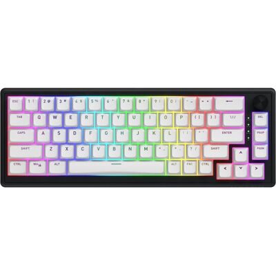 Hator Skyfall 65 Senza Filo (US, Kabelgebunden, Kabellos), Tastatur, Weiss, Schwarz Hator Skyfall 65 Senza Filo (US, Kabelgebunden, Kabellos), Tastatur, Weiss, Schwarz