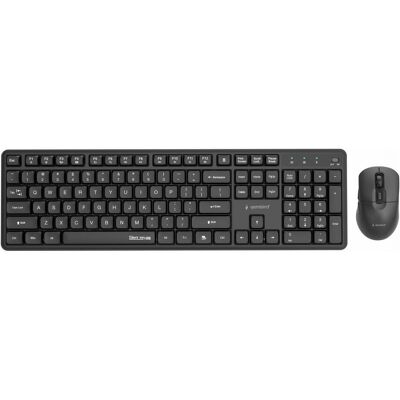 Gembird Bezprzewodowy Zestaw Klawiatury + Mysz Silent Key Pro Business Czarny Układ Us (Eng. Int., Kabellos), Tastatur, Schwarz Gembird Bezprzewodowy Zestaw Klawiatury + Mysz Silent Key Pro Business Czarny Układ Us (Eng. Int., Kabellos), Tastatur, Schwarz