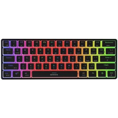 Genesis Thor 660 G2 US Drahtlose Gaming-Tastatur - Mechanisch, RGB, Braun-Schalter Genesis Thor 660 G2 US Drahtlose Gaming-Tastatur - Mechanisch, RGB, Braun-Schalter
