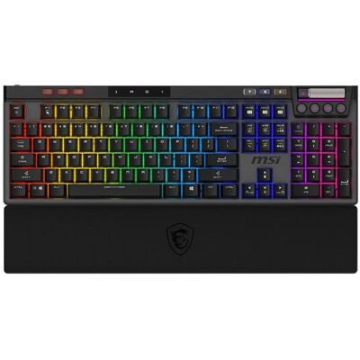 MSI Computer keyboard KEYBOARD GAMING BLACK US/STRIKE PRO W SILENT US (US, Kabelgebunden, Kabellos), Tastatur, Schwarz MSI Computer keyboard KEYBOARD GAMING BLACK US/STRIKE PRO W SILENT US (US, Kabelgebunden, Kabellos), Tastatur, Schwarz