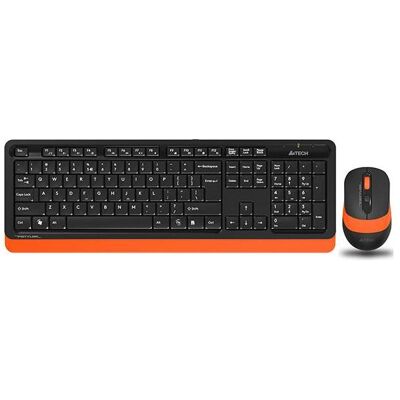 A4Tech FG1010 FSTYLER kabelloses Set Tastatur + Maus, orange Farbe (Eng. Int., Kabellos), Tastatur, Orange, Schwarz A4Tech FG1010 FSTYLER kabelloses Set Tastatur + Maus, orange Farbe (Eng. Int., Kabellos), Tastatur, Orange, Schwarz
