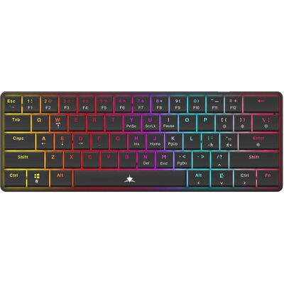 White Shark GK-006121 Nagamaki Black-Mechanical / US-Blue.SW (US, Kabelgebunden), Tastatur, Schwarz White Shark GK-006121 Nagamaki Black-Mechanical / US-Blue.SW (US, Kabelgebunden), Tastatur, Schwarz