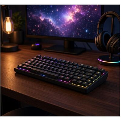 Pro-Ject Dark Project ALU81A Terra Nova Black, G3MS Moonstone Switch, US (US, Kabelgebunden, Kabellos), Tastatur, Schwarz Pro-Ject Dark Project ALU81A Terra Nova Black, G3MS Moonstone Switch, US (US, Kabelgebunden, Kabellos), Tastatur, Schwarz