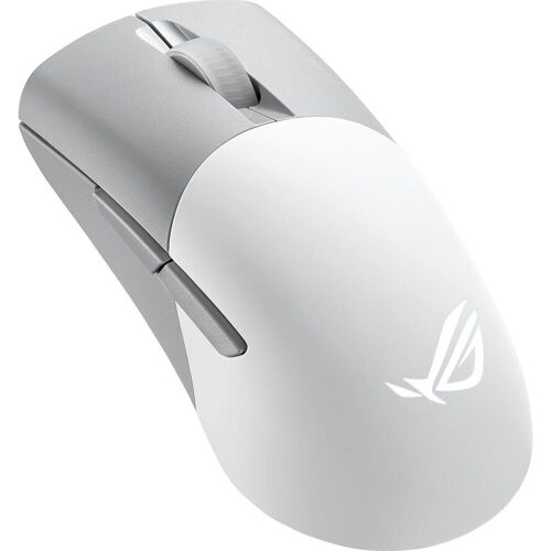 Asus ROG Keris Wireless Aimpoint (Kabellos), Maus, Weiss