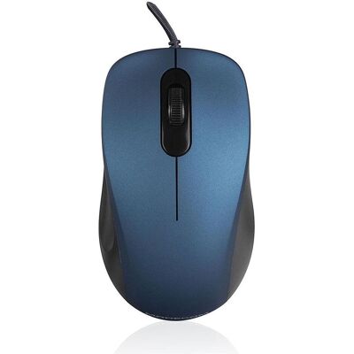 Modecom MC-M10S (Kabelgebunden), Maus, Blau Modecom MC-M10S (Kabelgebunden), Maus, Blau