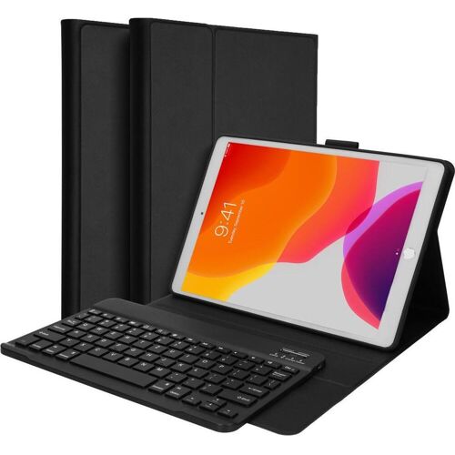 Accezz iPad10250049301 (DE, iPad 10.2 (2020), IPad 10.2 (2021)), Tablet Tastatur, Schwarz
