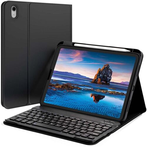 Accezz SH00054193 (Eng. Int., iPad 10.9 (2022)), Tablet Tastatur, Schwarz