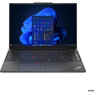 Lenovo ThinkPad E16 Gen 2 (16", 1000 GB, 16 GB, DE, AMD Ryzen 5 7535HS), Notebook, Schwarz Lenovo ThinkPad E16 Gen 2 (16", 1000 GB, 16 GB, DE, AMD Ryzen 5 7535HS), Notebook, Schwarz