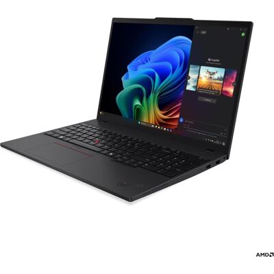 Lenovo ThinkPad T16 Gen 4 (AMD) Copilot+ PC (16", 512 GB, 32 GB, Eng. Int., AMD Athlon II P340), Notebook, Schwarz Lenovo ThinkPad T16 Gen 4 (AMD) Copilot+ PC (16", 512 GB, 32 GB, Eng. Int., AMD Athlon II P340), Notebook, Schwarz