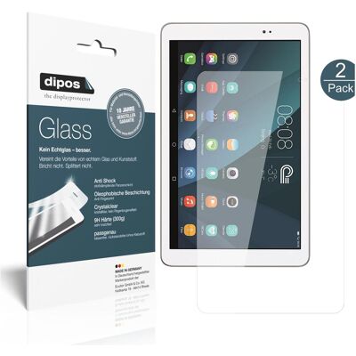 Dipos Displayschutz Anti-Shock (2 Stk., Huawei MediaPad T1 10), Tablet Schutzfolie Dipos Displayschutz Anti-Shock (2 Stk., Huawei MediaPad T1 10), Tablet Schutzfolie