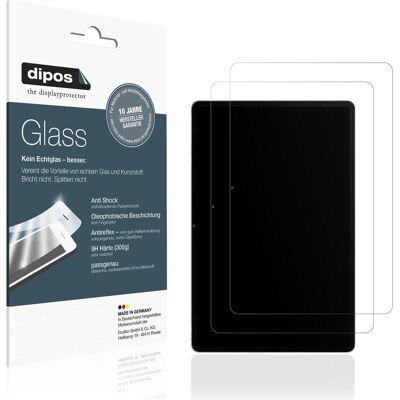 Dipos Displayschutz Anti-Shock (2 Stk., Samsung Galaxy Tab S9 FE), Tablet Schutzfolie Dipos Displayschutz Anti-Shock (2 Stk., Samsung Galaxy Tab S9 FE), Tablet Schutzfolie