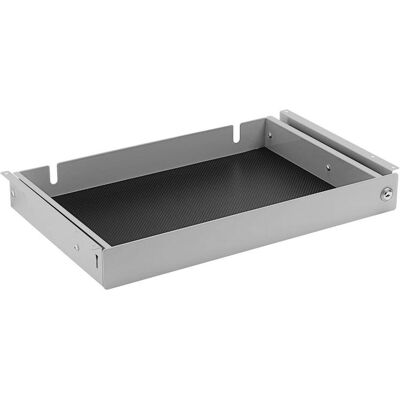 MonLines NTH002A Laptop Schublade unter dem Tisch mit Schloss, Aluminium, Notebook Ständer MonLines NTH002A Laptop Schublade unter dem Tisch mit Schloss, Aluminium, Notebook Ständer