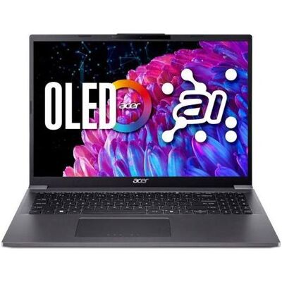 Acer PORTABLE ASPIRE A16-71M-71J3 INTEL CORE ULTRA 7 155U 16GODDR5 1TOSSD INTEL (16", 1000 GB, 16 GB, DE), Notebook, Grau Acer PORTABLE ASPIRE A16-71M-71J3 INTEL CORE ULTRA 7 155U 16GODDR5 1TOSSD INTEL (16", 1000 GB, 16 GB, DE), Notebook, Grau