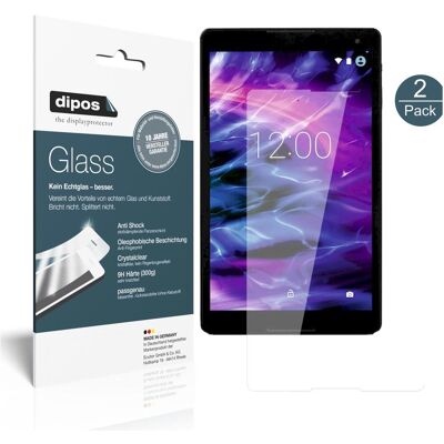 Dipos Displayschutz Anti-Shock (2 Stk., Medion LifeTab P10505), Tablet Schutzfolie Dipos Displayschutz Anti-Shock (2 Stk., Medion LifeTab P10505), Tablet Schutzfolie
