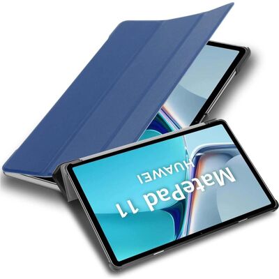 Cadorabo Tablet Book (MIT Wake Up) Hülle für Huawei MatePad 11 (10.95 Zoll) (Huawei MatePad (2021)), Tablet Hülle, Blau Cadorabo Tablet Book (MIT Wake Up) Hülle für Huawei MatePad 11 (10.95 Zoll) (Huawei MatePad (2021)), Tablet Hülle, Blau