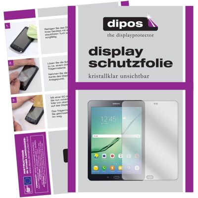 Dipos Displayschutzfolie Crystalclear (2 Stk., Samsung Galaxy Tab S2 9.7), Tablet Schutzfolie Dipos Displayschutzfolie Crystalclear (2 Stk., Samsung Galaxy Tab S2 9.7), Tablet Schutzfolie