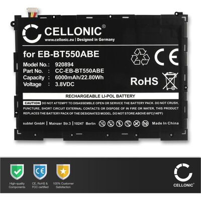 Cellonic Akku für Samsung SM-T550 Galaxy Tab A 9.7, SM-T555 A, Smartphone Akku Cellonic Akku für Samsung SM-T550 Galaxy Tab A 9.7, SM-T555 A, Smartphone Akku