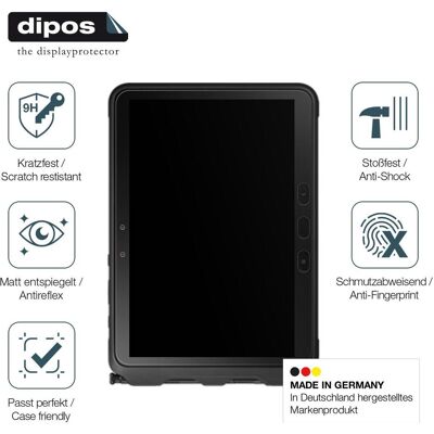 Dipos Displayschutz Anti-Shock (2 Stk., Samsung Galaxy Tab Active 4 Pro), Tablet Schutzfolie Dipos Displayschutz Anti-Shock (2 Stk., Samsung Galaxy Tab Active 4 Pro), Tablet Schutzfolie