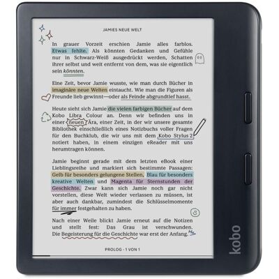 Kobo Libra Colour (7", 32 GB), eReader, Schwarz Kobo Libra Colour (7", 32 GB), eReader, Schwarz