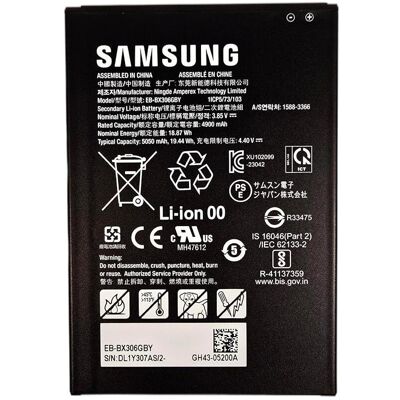 Samsung Akku EB-BX306GBY SM-X300/X306 Galaxy Tab Active5(Wi-Fi/5G) GH43-05200A, Smartphone Akku Samsung Akku EB-BX306GBY SM-X300/X306 Galaxy Tab Active5(Wi-Fi/5G) GH43-05200A, Smartphone Akku