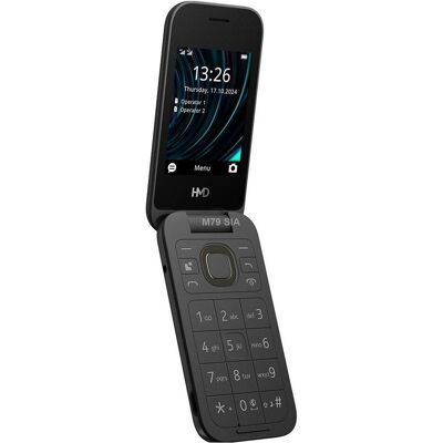 Hmd 2660 Flip - 4G Funktionshandy - Dual-SIM - 64MB RAM/128MB Speicher - MicroSD Slot - Rückkamera 0,3MP - Schwarz Hmd 2660 Flip - 4G Funktionshandy - Dual-SIM - 64MB RAM/128MB Speicher - MicroSD Slot - Rückkamera 0,3MP - Schwarz