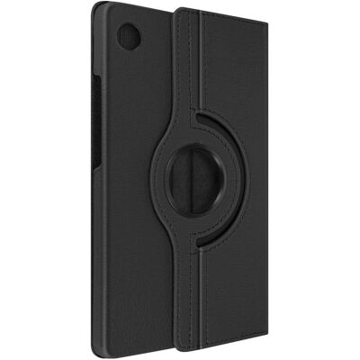 Avizar Galaxy Tab A9 Folio Hülle - Drehbarer Stand - Schwarz Avizar Galaxy Tab A9 Folio Hülle - Drehbarer Stand - Schwarz