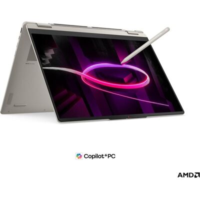 Lenovo Laptop Yoga 7 2-in-1 16AGP11 Ryzen AI 7 445 / 32 GB / 1 TB / W11 (83TF0010PB) (16", 1000 GB, 32 GB, Eng. Int., AMD Ryzen AI 7 445), Notebook, Beige Lenovo Laptop Yoga 7 2-in-1 16AGP11 Ryzen AI 7 445 / 32 GB / 1 TB / W11 (83TF0010PB) (16", 1000 GB, 32 GB, Eng. Int., AMD Ryzen AI 7 445), Notebook, Beige