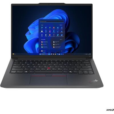 Lenovo ThinkPad E14 Gen 6 (14", 512 GB, 16 GB, DE, AMD Ryzen 7 7735HS), Notebook, Schwarz Lenovo ThinkPad E14 Gen 6 (14", 512 GB, 16 GB, DE, AMD Ryzen 7 7735HS), Notebook, Schwarz