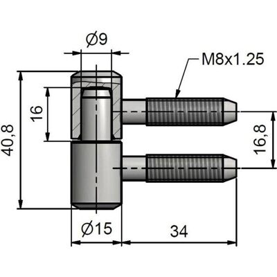 HP WINDOW HINGE 40 M8 RAL 9010, Notebook Ersatzteile, Weiss HP WINDOW HINGE 40 M8 RAL 9010, Notebook Ersatzteile, Weiss
