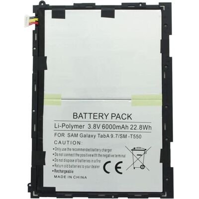 AccuCell Akku Samsung Galaxy Tab A 9.7, SM-P550, SM-T550, EB-BT550ABE, Smartphone Akku AccuCell Akku Samsung Galaxy Tab A 9.7, SM-P550, SM-T550, EB-BT550ABE, Smartphone Akku