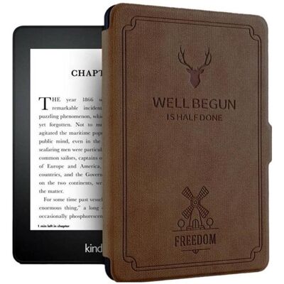 Strado Pokrowiec Etui futerał Smart Motto do Kindle Paperwhite 1/2/3 (Brązowe) uniwersalny (Amazon Kindle Paperwhite 2024), eReader Hülle, Braun Strado Pokrowiec Etui futerał Smart Motto do Kindle Paperwhite 1/2/3 (Brązowe) uniwersalny (Amazon Kindle Paperwhite 2024), eReader Hülle, Braun