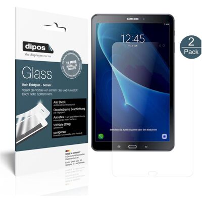 Dipos Displayschutz Anti-Shock (2 Stk., Samsung Galaxy Tab A 10.1 (2016)), Tablet Schutzfolie Dipos Displayschutz Anti-Shock (2 Stk., Samsung Galaxy Tab A 10.1 (2016)), Tablet Schutzfolie