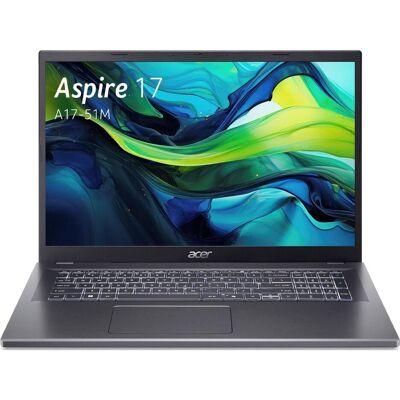 Acer Aspire 17 A17-51M-59V5 17.3" FHD IPS Core 5 120U 16GB/1TB SSD Win11 Pro (17.30", 1000 GB, 16 GB, DE), Notebook, Grau Acer Aspire 17 A17-51M-59V5 17.3" FHD IPS Core 5 120U 16GB/1TB SSD Win11 Pro (17.30", 1000 GB, 16 GB, DE), Notebook, Grau
