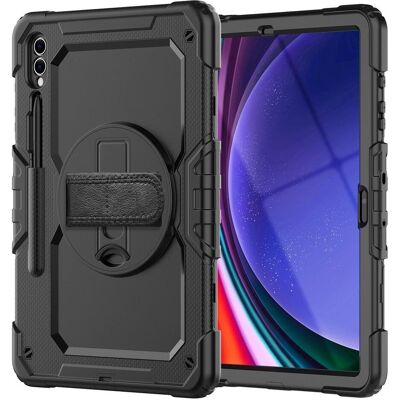 Casecentive Handstrap Pro Hardcase met handvat Galaxy Tab A9 zwart (8720153796323) (Samsung Galaxy Tab A9), Tablet Hülle, Schwarz Casecentive Handstrap Pro Hardcase met handvat Galaxy Tab A9 zwart (8720153796323) (Samsung Galaxy Tab A9), Tablet Hülle, Schwarz