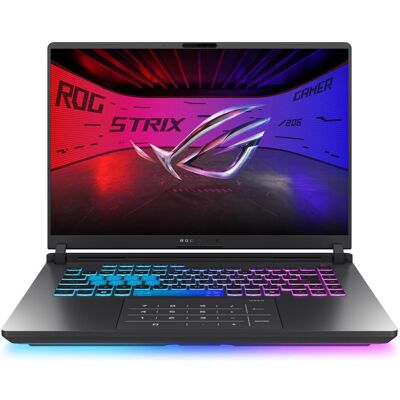 Asus ROG Strix G16 (16", 512 GB, 16 GB, DE, Intel Core Ultra 7 255HX), Notebook, Grau Asus ROG Strix G16 (16", 512 GB, 16 GB, DE, Intel Core Ultra 7 255HX), Notebook, Grau