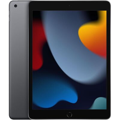 Apple iPad 2021 (9. Gen) (nur WLAN, 10.20", 256 GB, Space Grey), Tablet, Grau Apple iPad 2021 (9. Gen) (nur WLAN, 10.20", 256 GB, Space Grey), Tablet, Grau