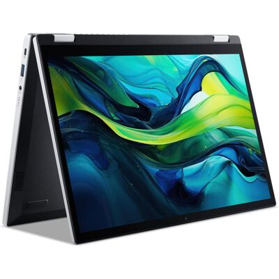 Acer Aspire Go Spin 14 (14", 512 GB, 16 GB, DE, Intel Core 3 N355), Notebook, Silber Acer Aspire Go Spin 14 (14", 512 GB, 16 GB, DE, Intel Core 3 N355), Notebook, Silber