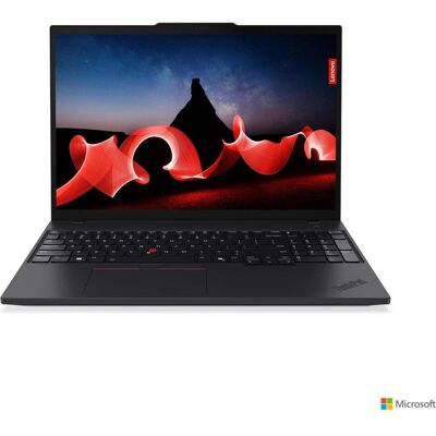 Lenovo ThinkPad T16 Gen 3 (16", 256 GB, 16 GB, DE, Intel Core Ultra 5 135U), Notebook, Schwarz Lenovo ThinkPad T16 Gen 3 (16", 256 GB, 16 GB, DE, Intel Core Ultra 5 135U), Notebook, Schwarz