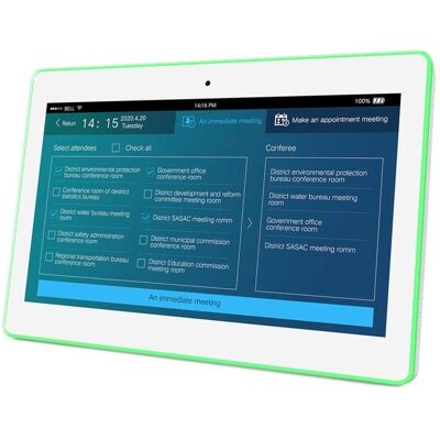Allnet Meetingraum RGB LED Tablet 13 Zoll RK3576 Android 16 und NFC/RFID Farbe weiss (13", Weiss), Tablet, Weiss Allnet Meetingraum RGB LED Tablet 13 Zoll RK3576 Android 16 und NFC/RFID Farbe weiss (13", Weiss), Tablet, Weiss