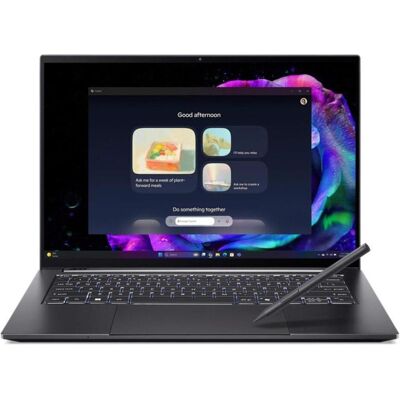 Acer Swift X 14 AI OLED (14", 1000 GB, 32 GB, DE, AMD Ryzen AI 9 365), Notebook, Grau Acer Swift X 14 AI OLED (14", 1000 GB, 32 GB, DE, AMD Ryzen AI 9 365), Notebook, Grau