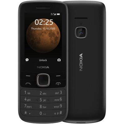 Nokia 225 (2.40", 0.30 Mpx), Tastenhandy, Schwarz Nokia 225 (2.40", 0.30 Mpx), Tastenhandy, Schwarz