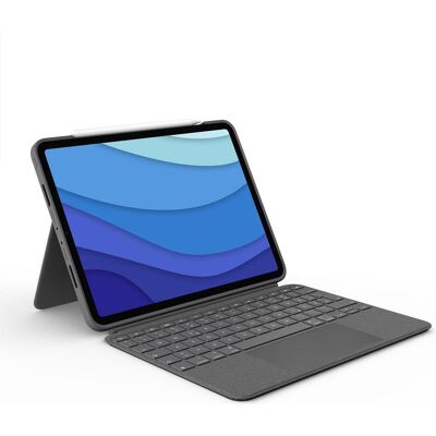 Logitech Combo Touch - Grey - Us - Intnl (Eng. Int., Apple iPad Pro 11 2018, Apple iPad Pro 11 2020, Apple iPad Pro 11 2021, Apple iPad Pro 11 2022), Tablet Tastatur, Grau Logitech Combo Touch - Grey - Us - Intnl (Eng. Int., Apple iPad Pro 11 2018, Apple iPad Pro 11 2020, Apple iPad Pro 11 2021, Apple iPad Pro 11 2022), Tablet Tastatur, Grau