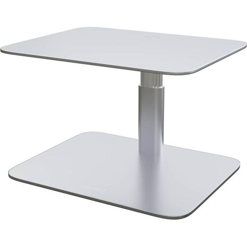 Desire2 Monitorständer vertikal verstellbar, Monitor Erhöhung, Silber