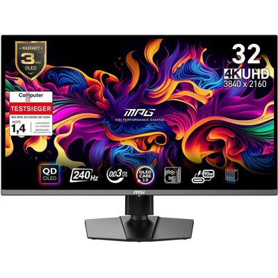 MSI MPG 321URXDE (3840 x 2160 Pixel, 31.50"), Monitor, Schwarz MSI MPG 321URXDE (3840 x 2160 Pixel, 31.50"), Monitor, Schwarz